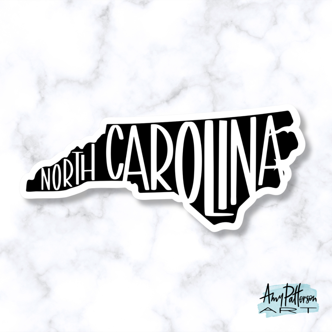 North Carolina State Sticker