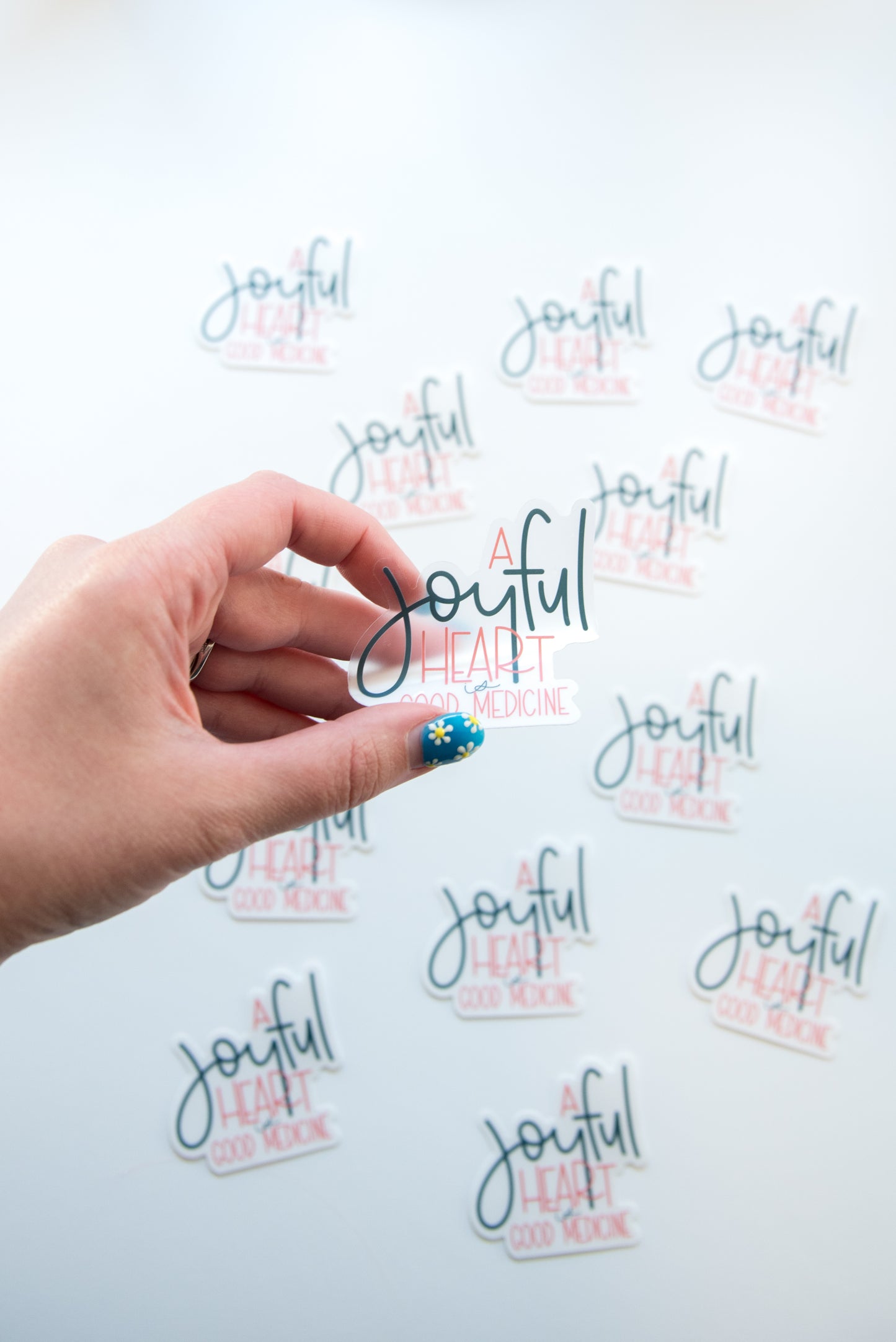 Joyful Heart Clear Sticker