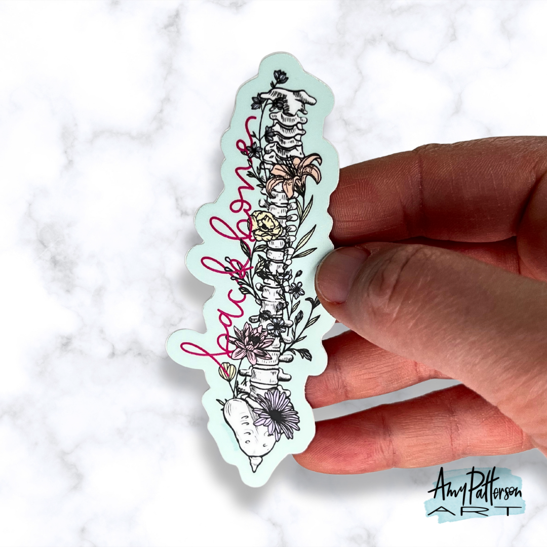 Backbone Spine Sticker