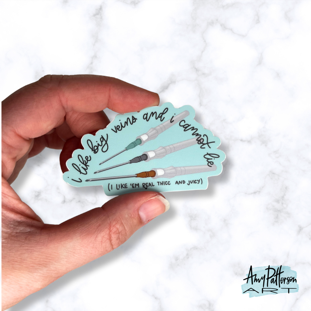 I like big Veins Sticker