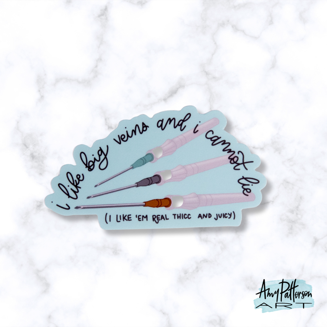 I like big Veins Sticker
