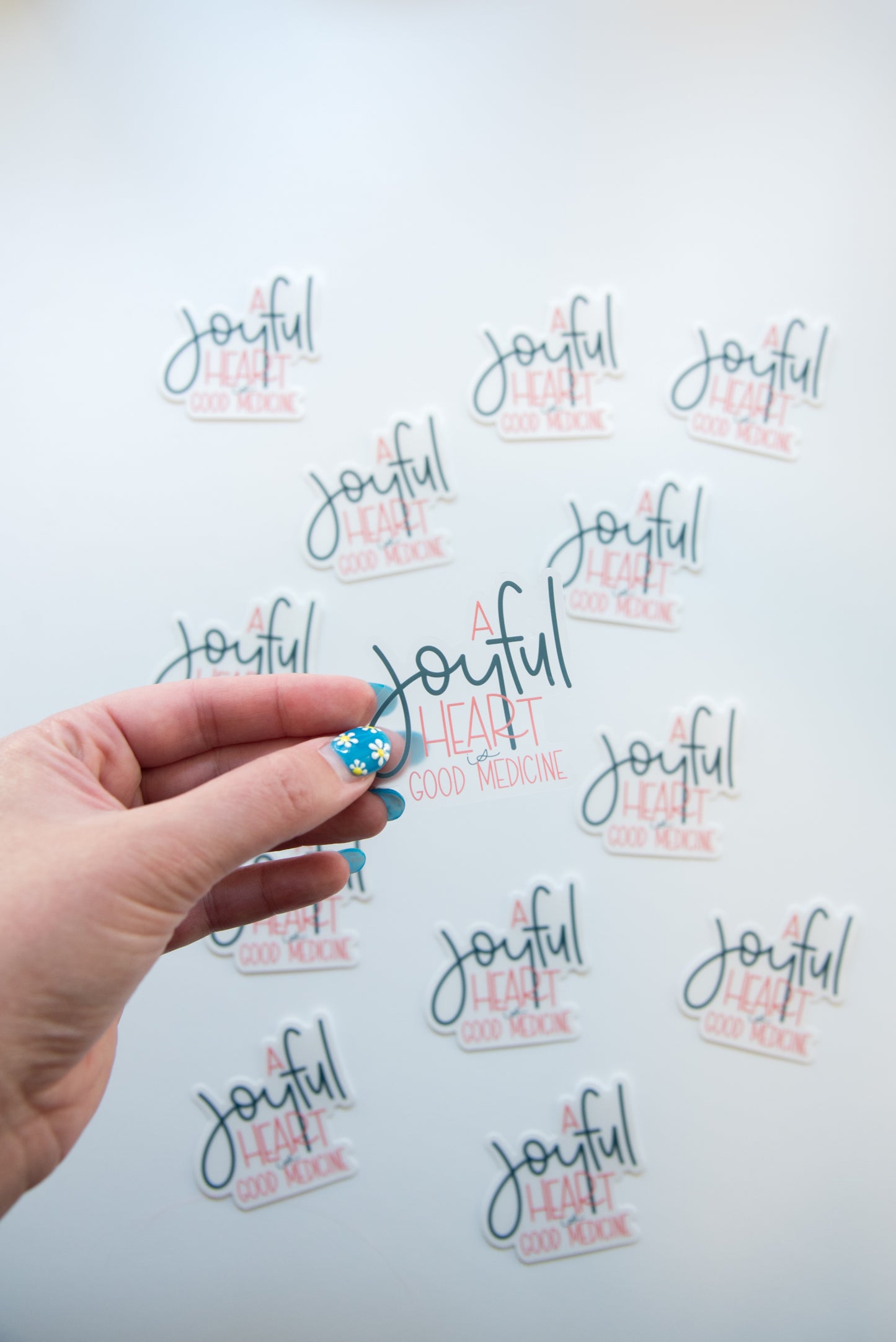 Joyful Heart Clear Sticker