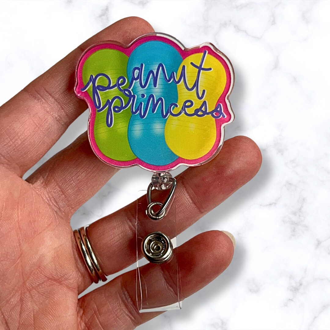 Peanut Princess Peanut Ball Badge Reel