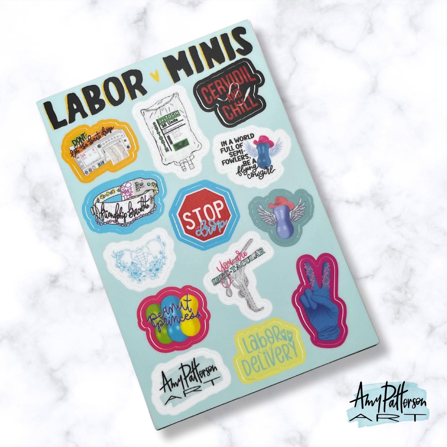 Labor Mini Stickers
