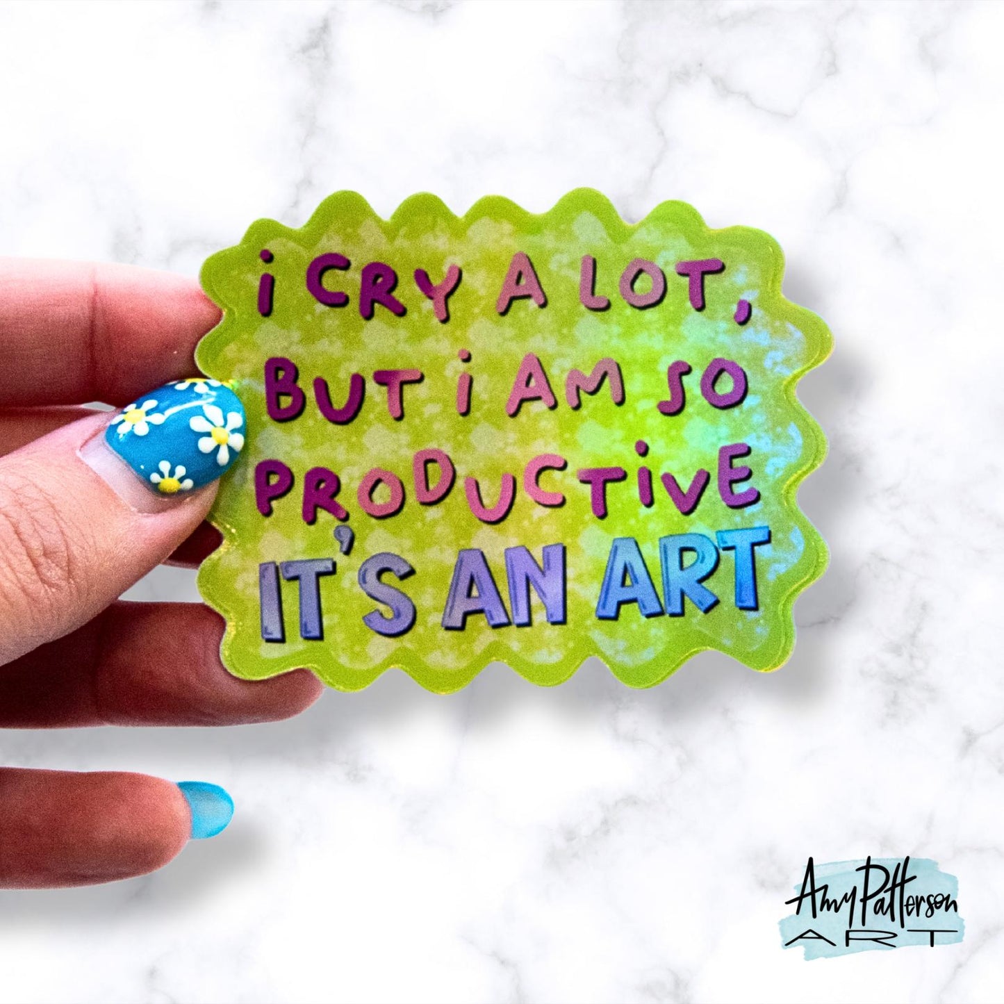 It's An Art Holographic Sticker