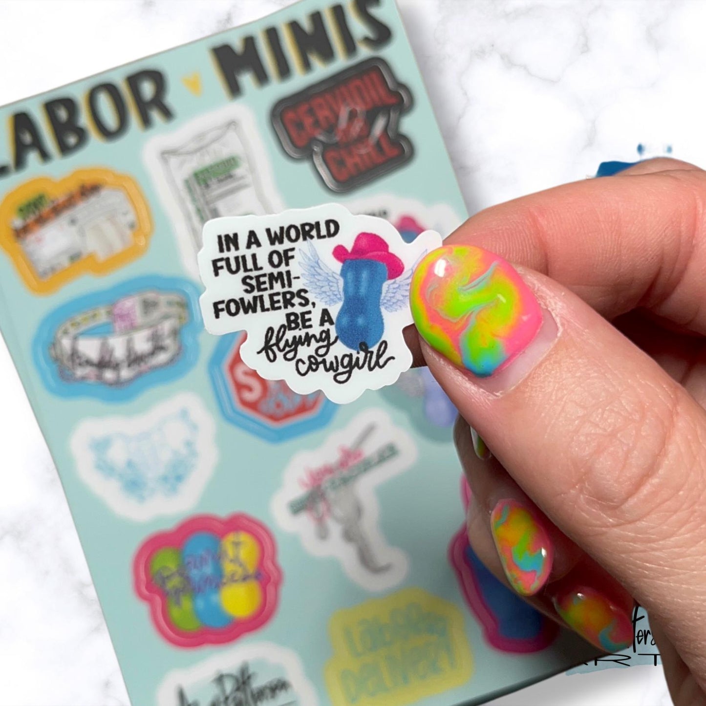 Labor Mini Stickers