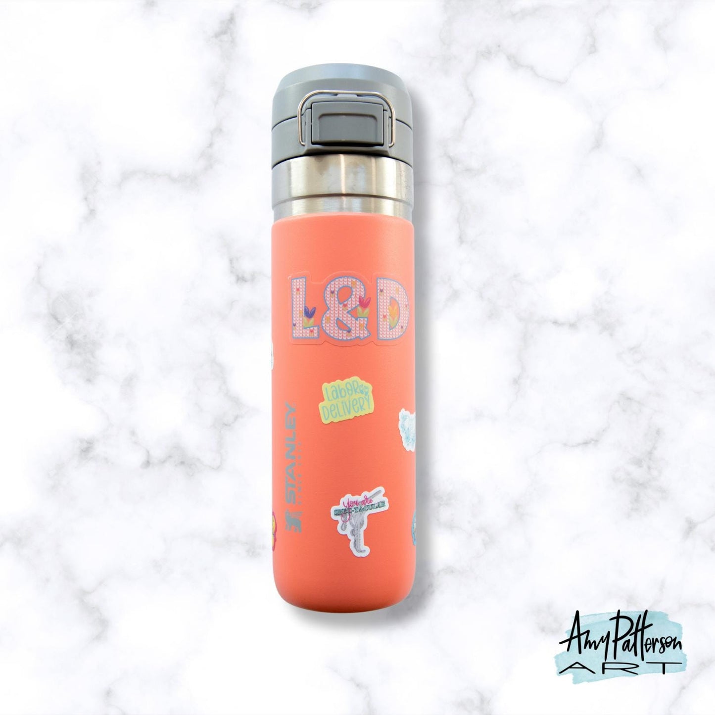 Knit L&D Clear Sticker