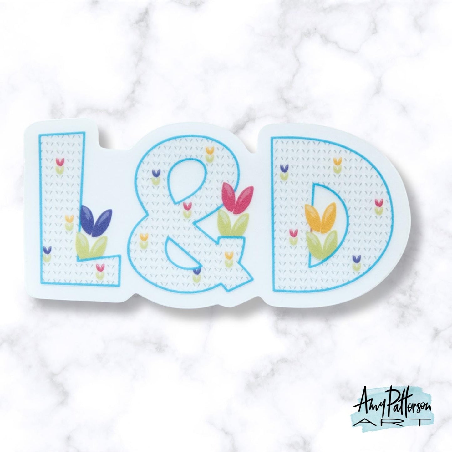 Knit L&D Clear Sticker