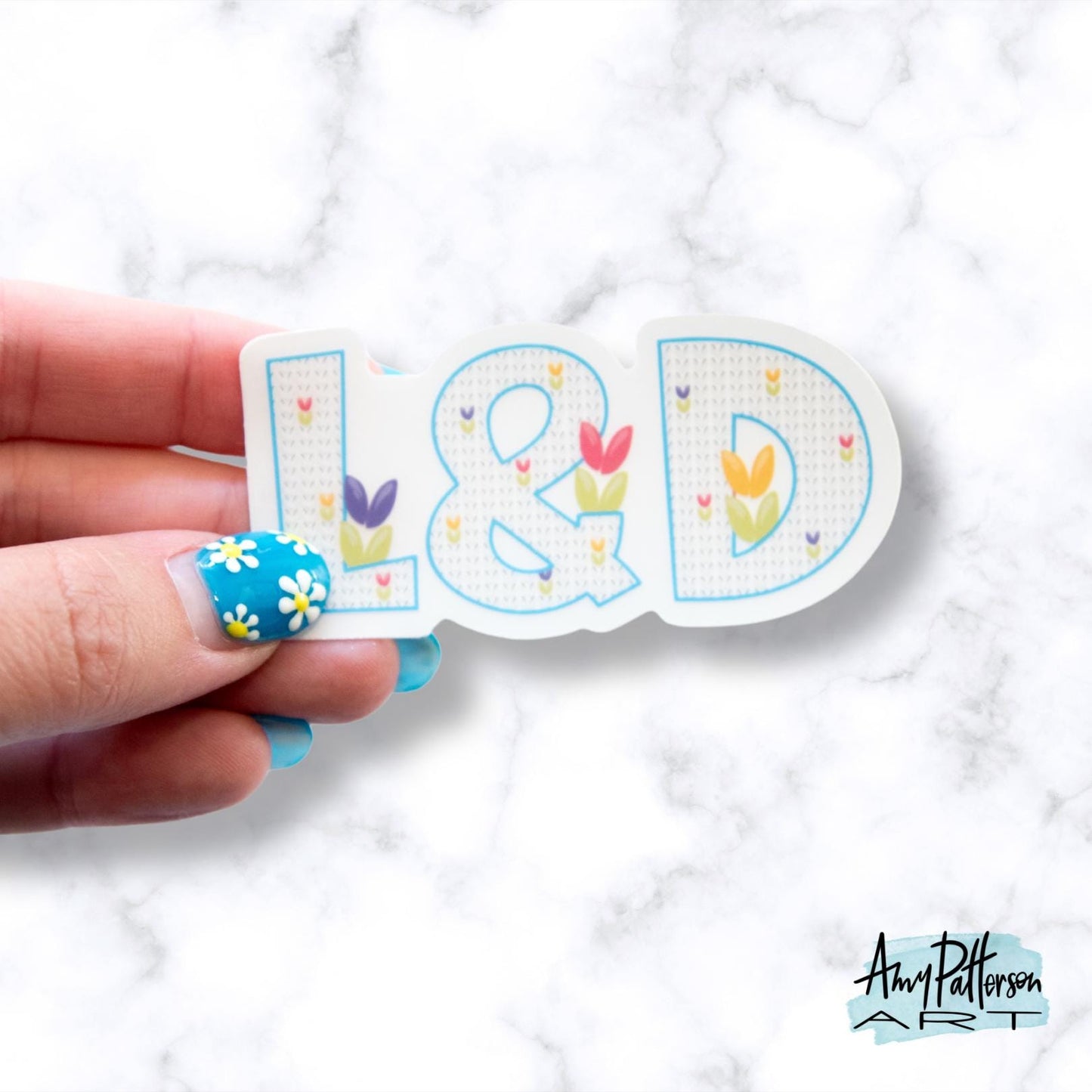 Knit L&D Clear Sticker