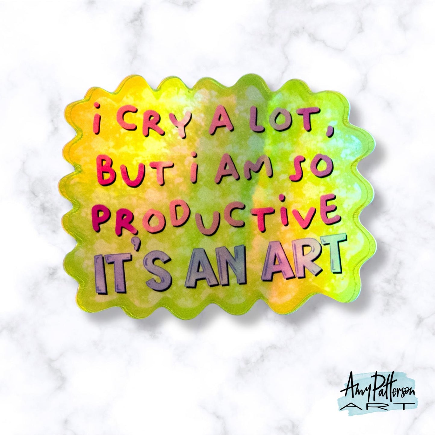 It's An Art Holographic Sticker