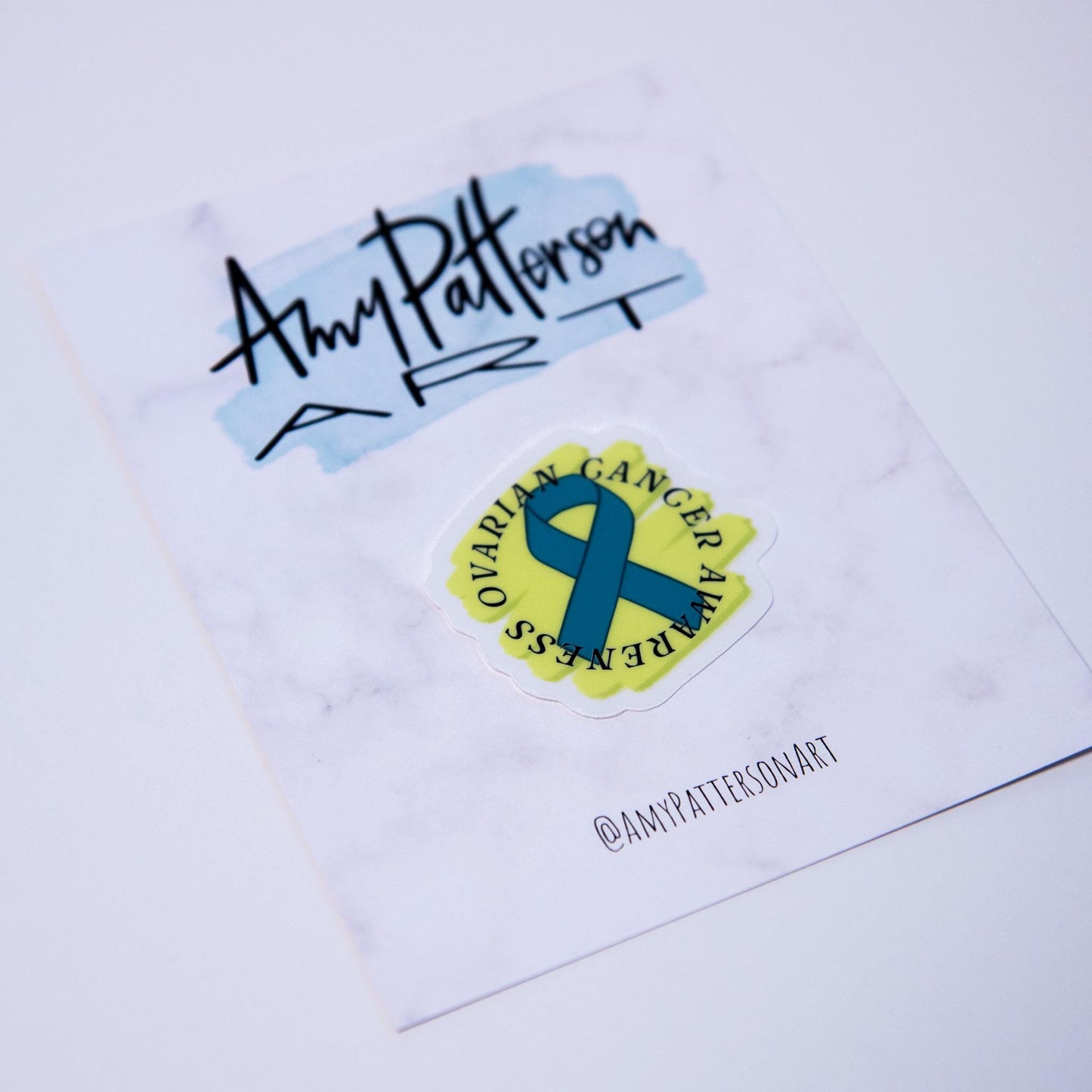 Ovarian Cancer Awareness Clear Sticker