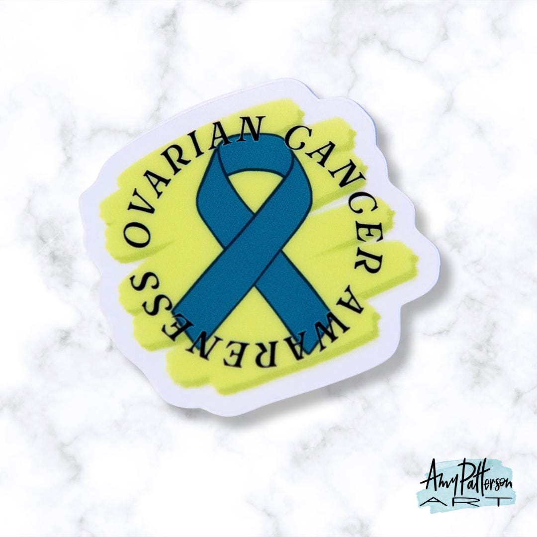 Ovarian Cancer Awareness Clear Sticker