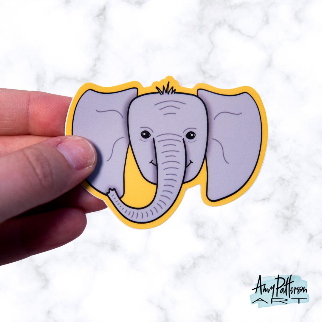 Ellie the Elephant Sticker