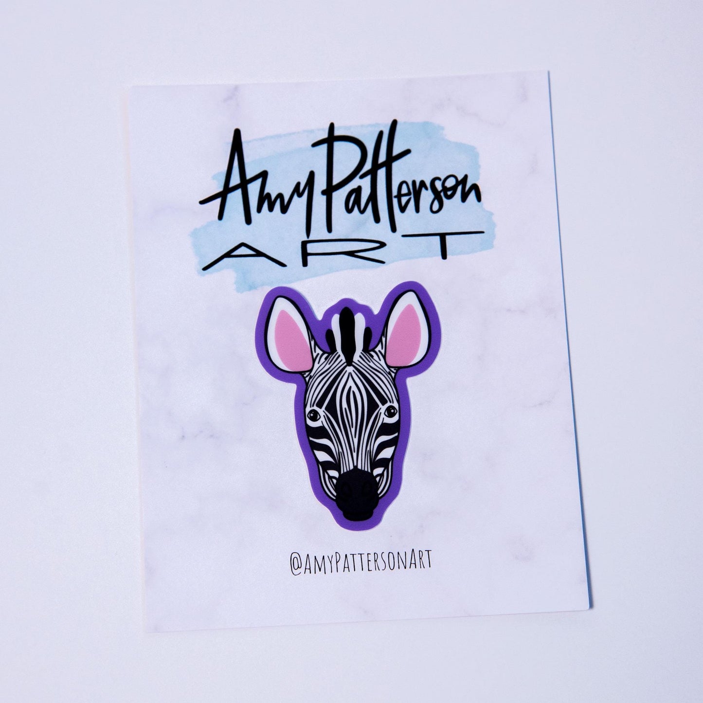 Zoey the Zebra Sticker