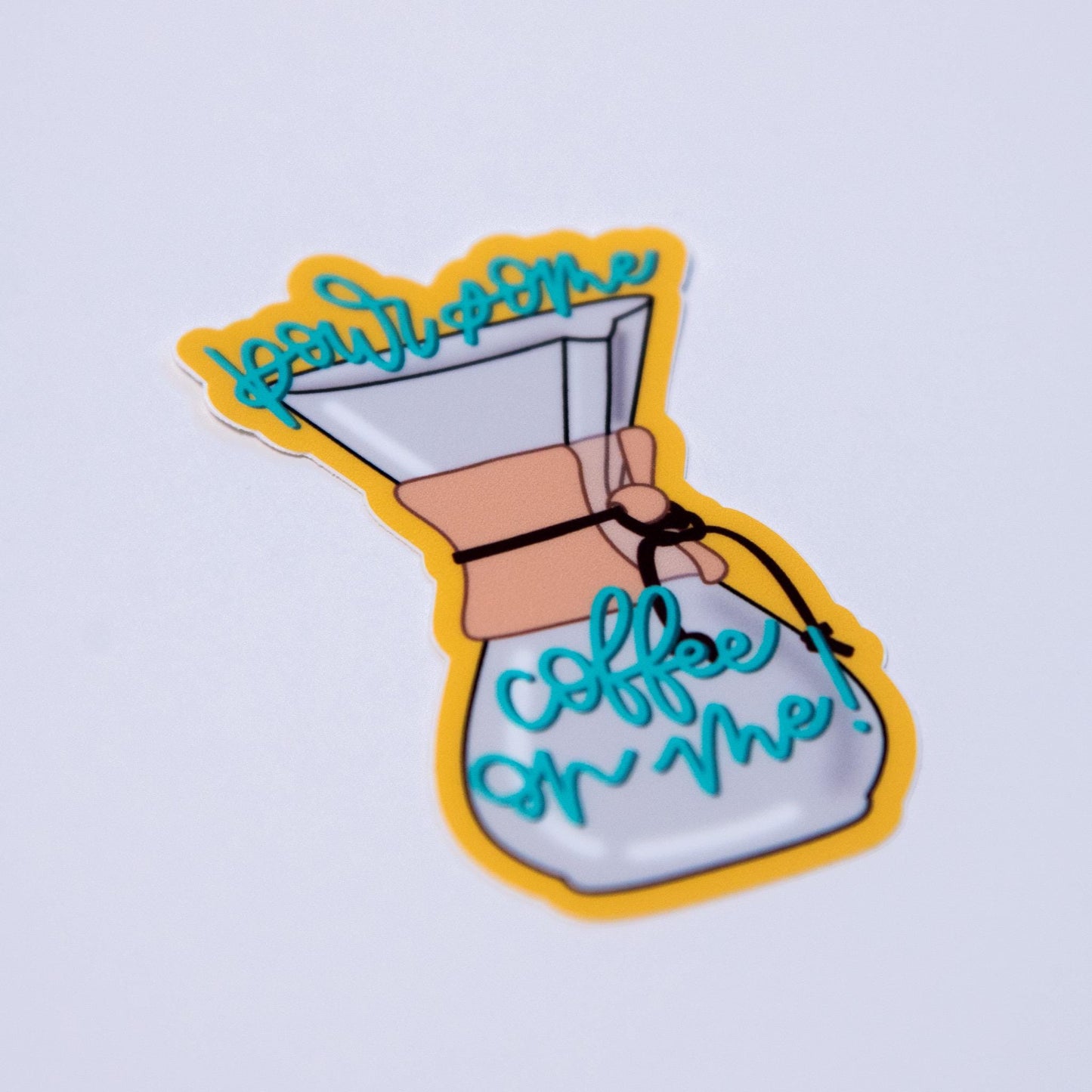 Pour Over Coffee Sticker