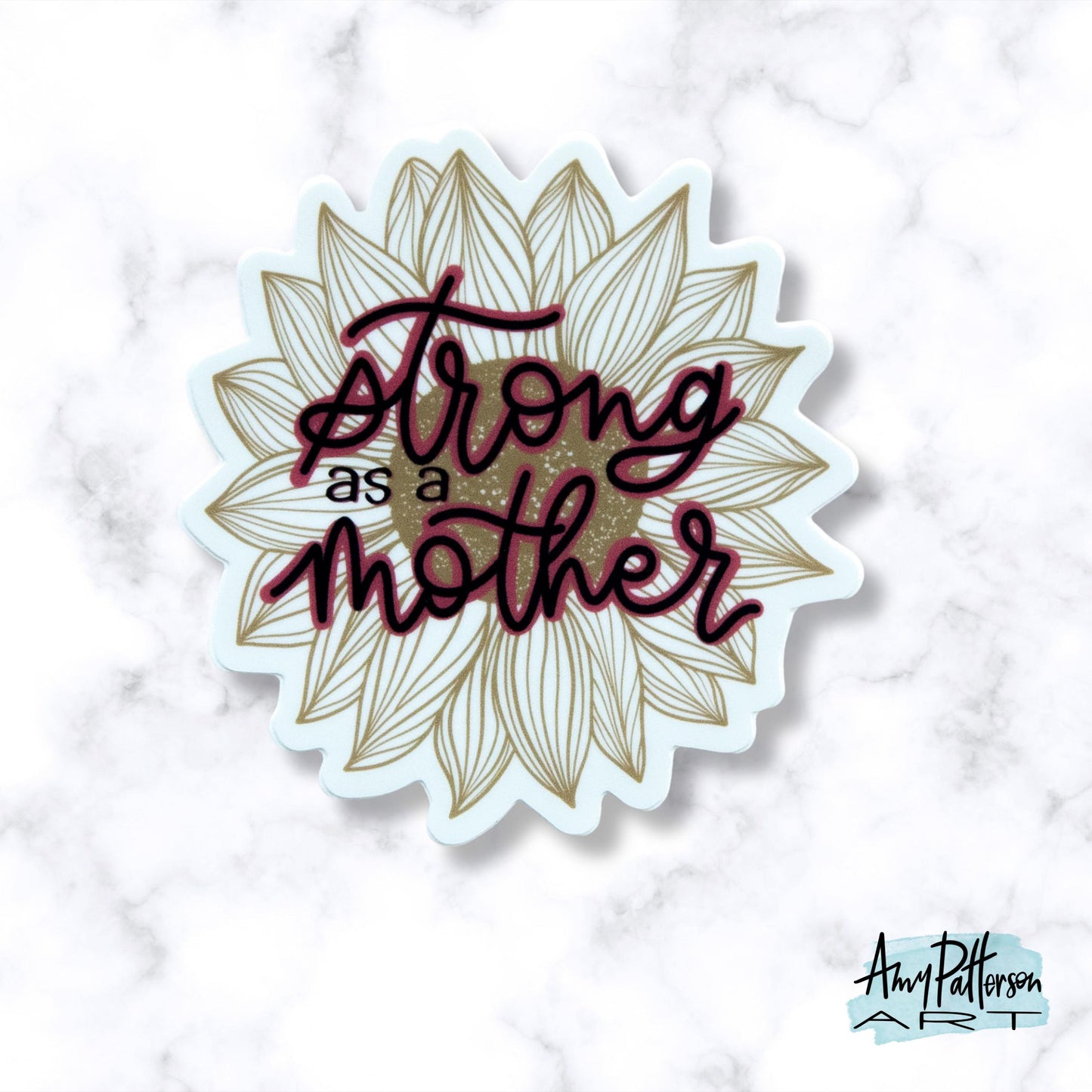 Strong as a Mother Sticker