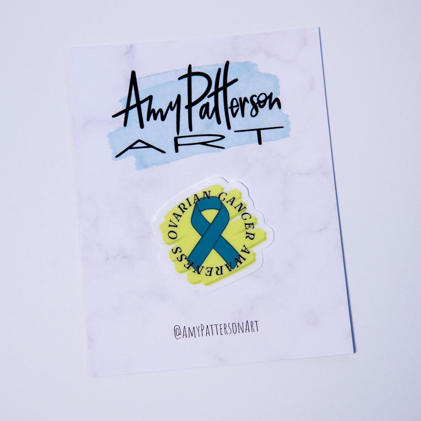 Ovarian Cancer Awareness Clear Sticker
