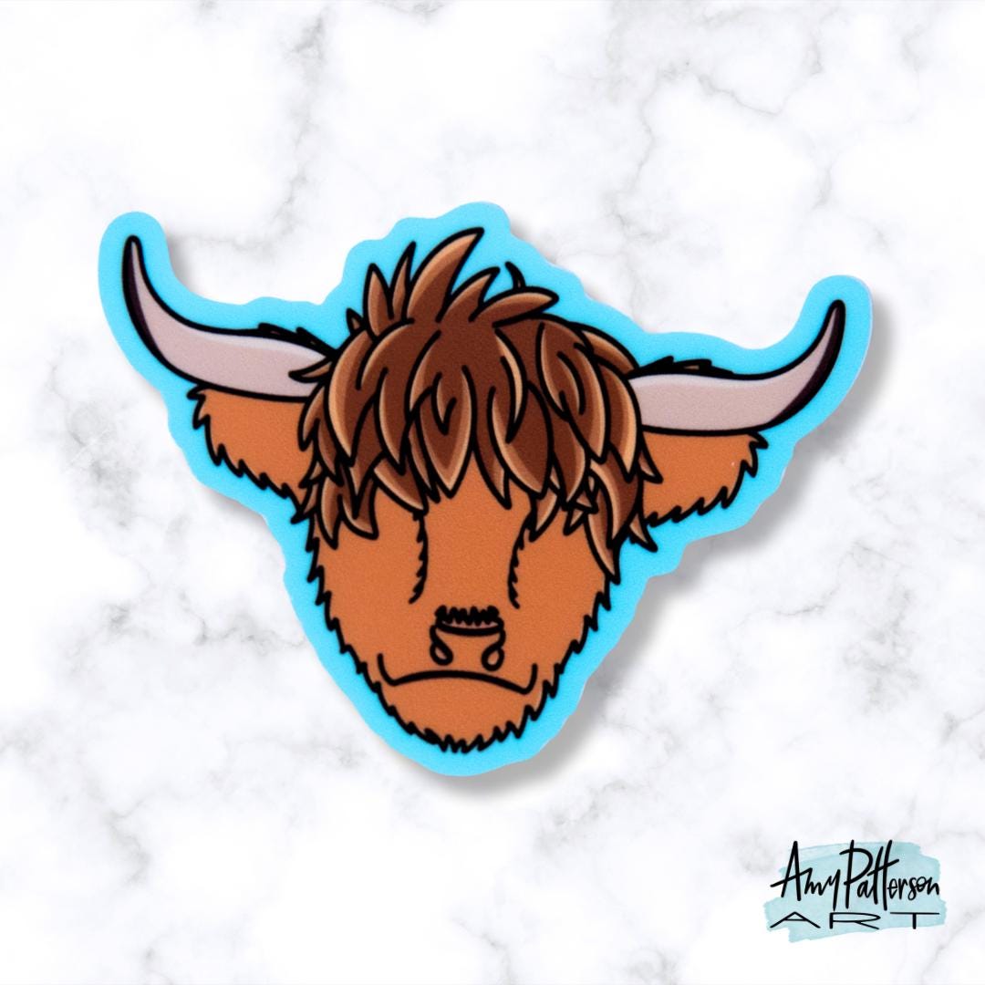 Harry the Highland Cow Sticker