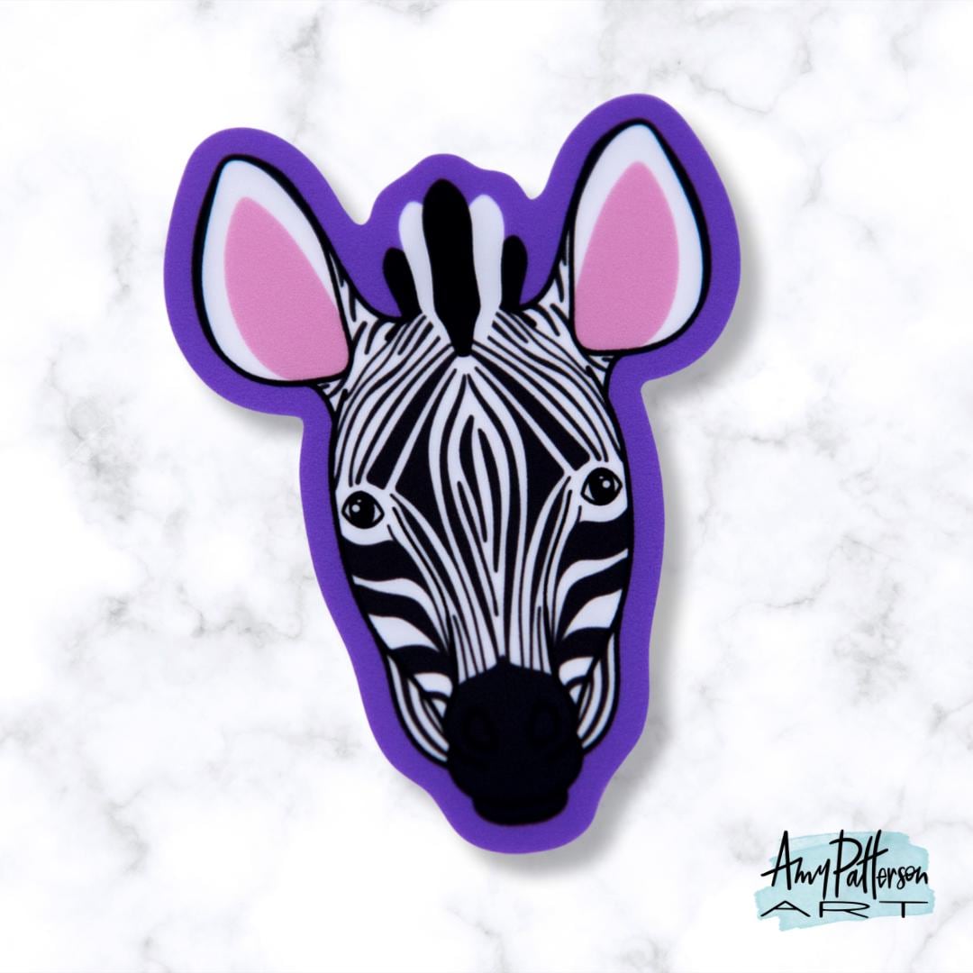 Zoey the Zebra Sticker