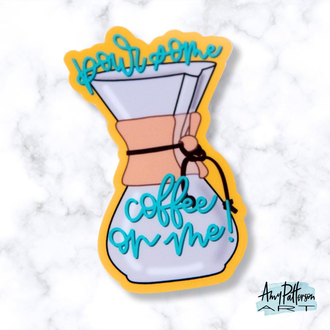 Pour Over Coffee Sticker
