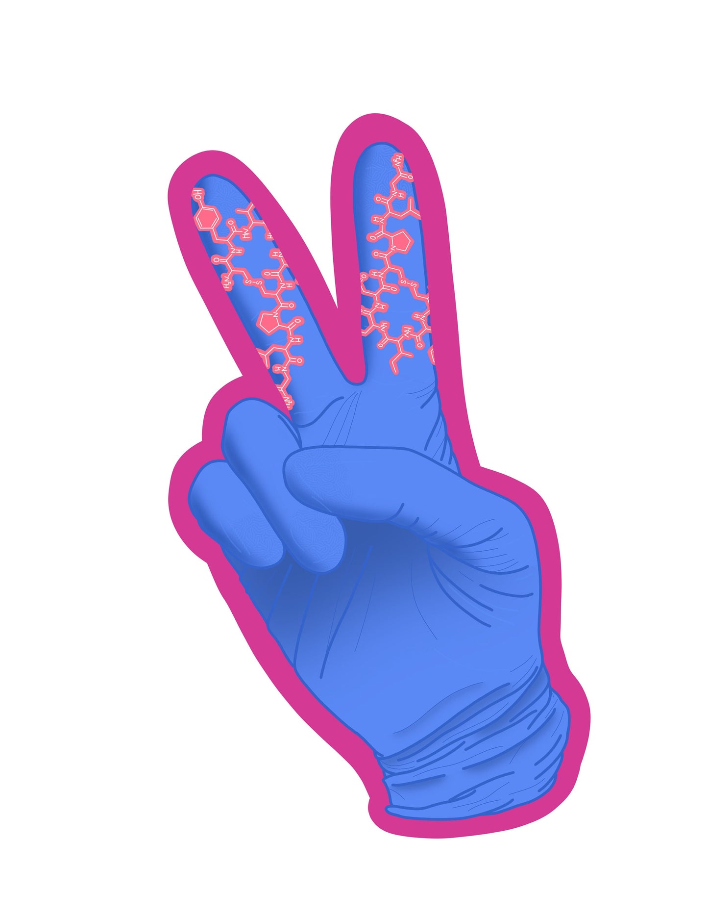 Pit Fingers Sticker