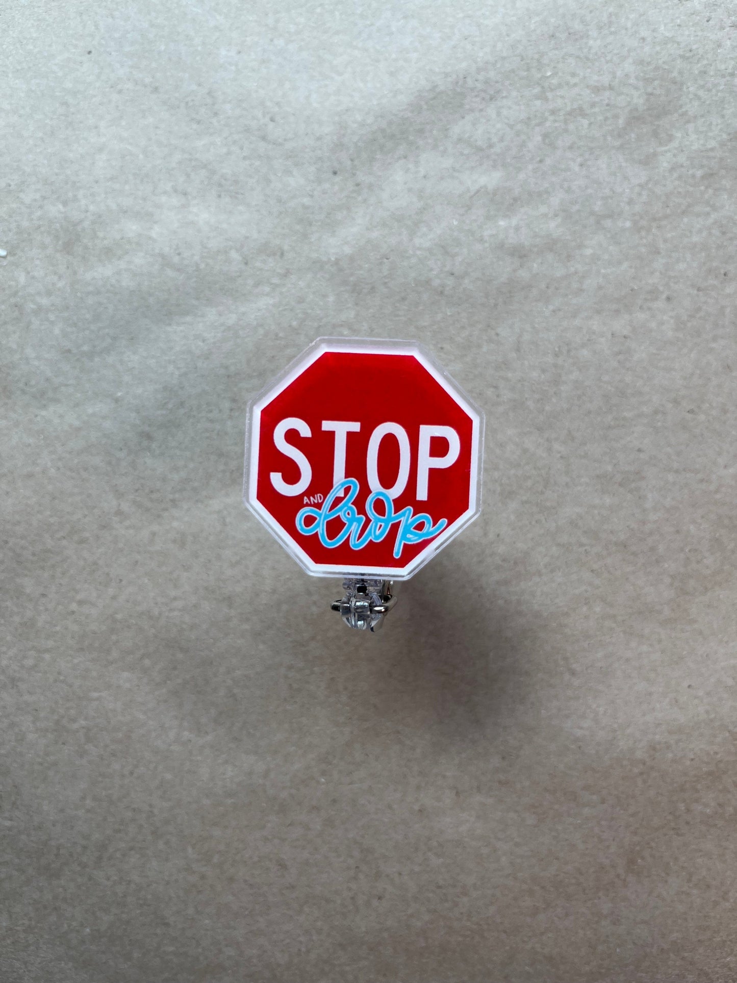 Stop & Drop Badge Reel