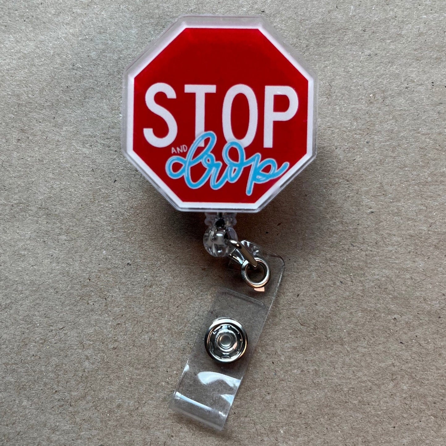 Stop & Drop Badge Reel