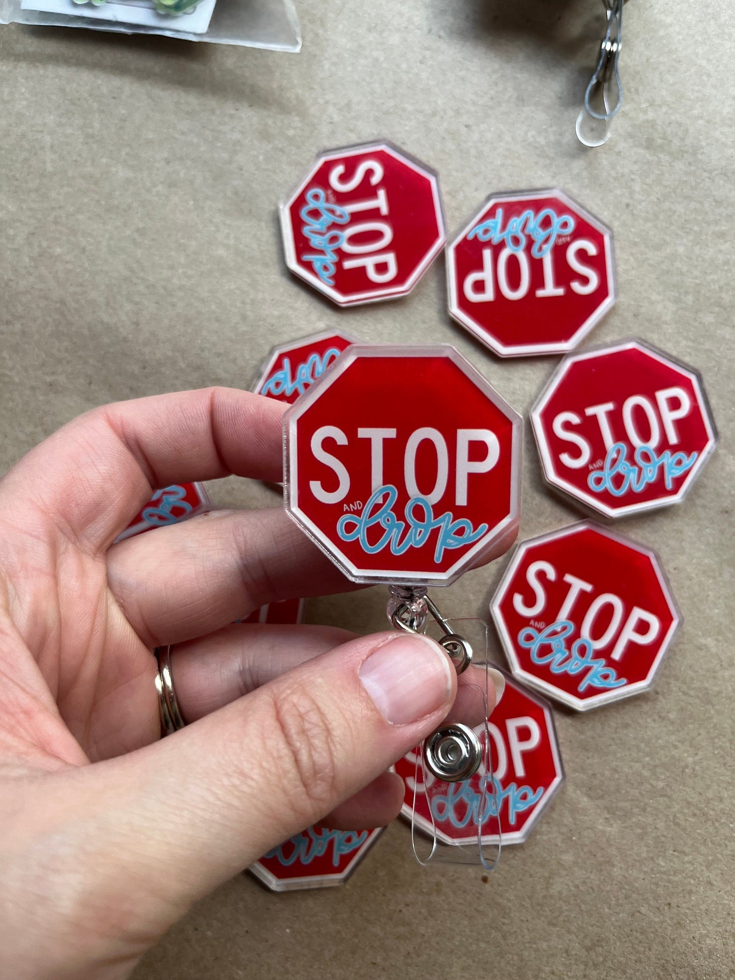 Stop & Drop Badge Reel