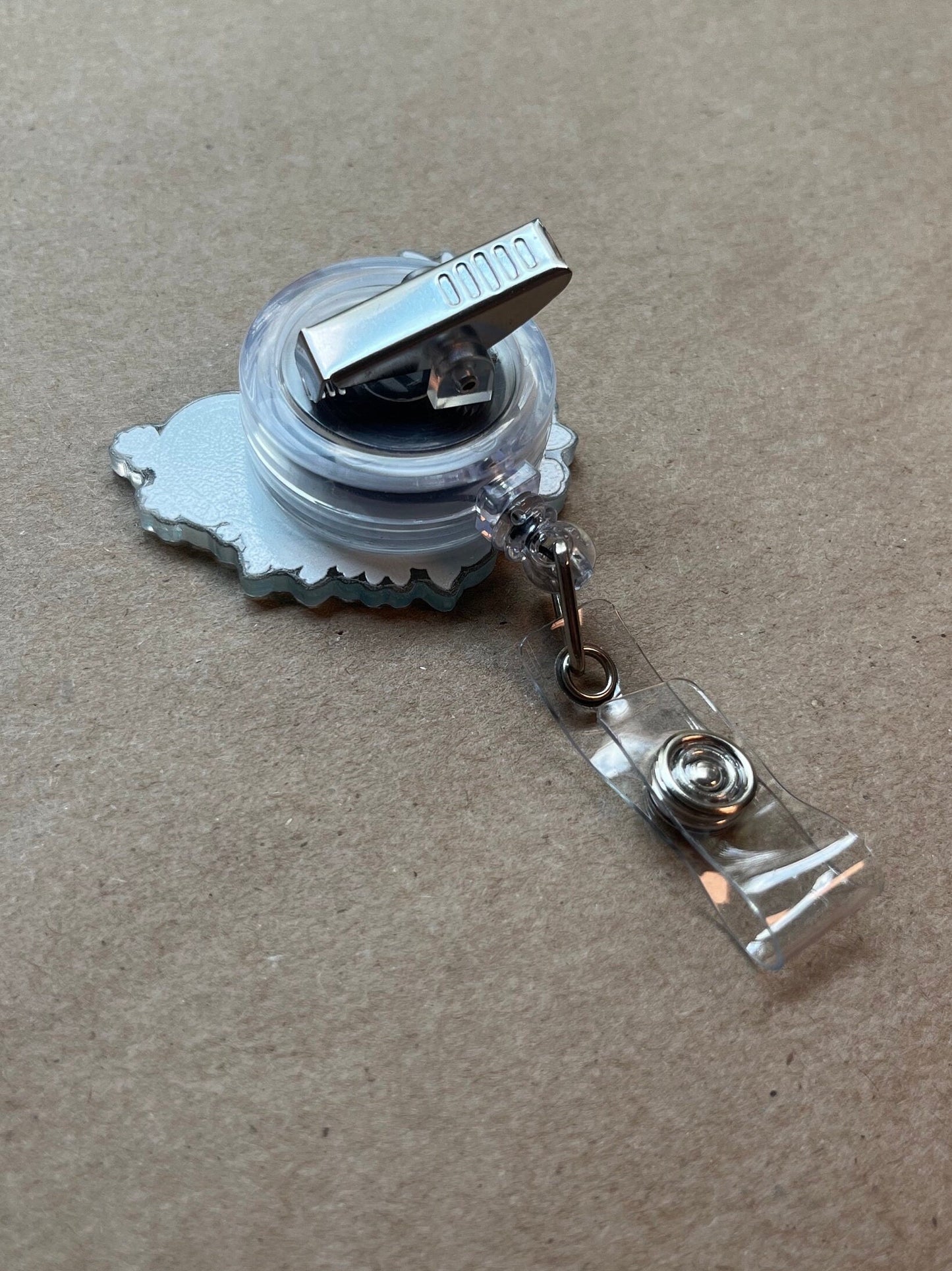 Floral Pelvis Badge Reel