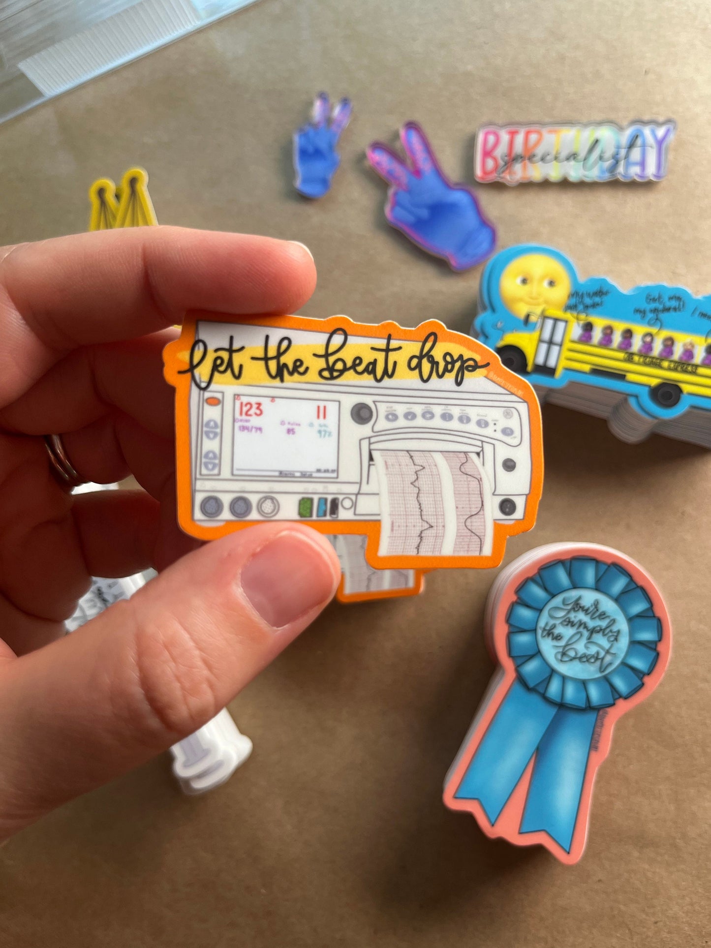 Let the Beat Drop Sticker