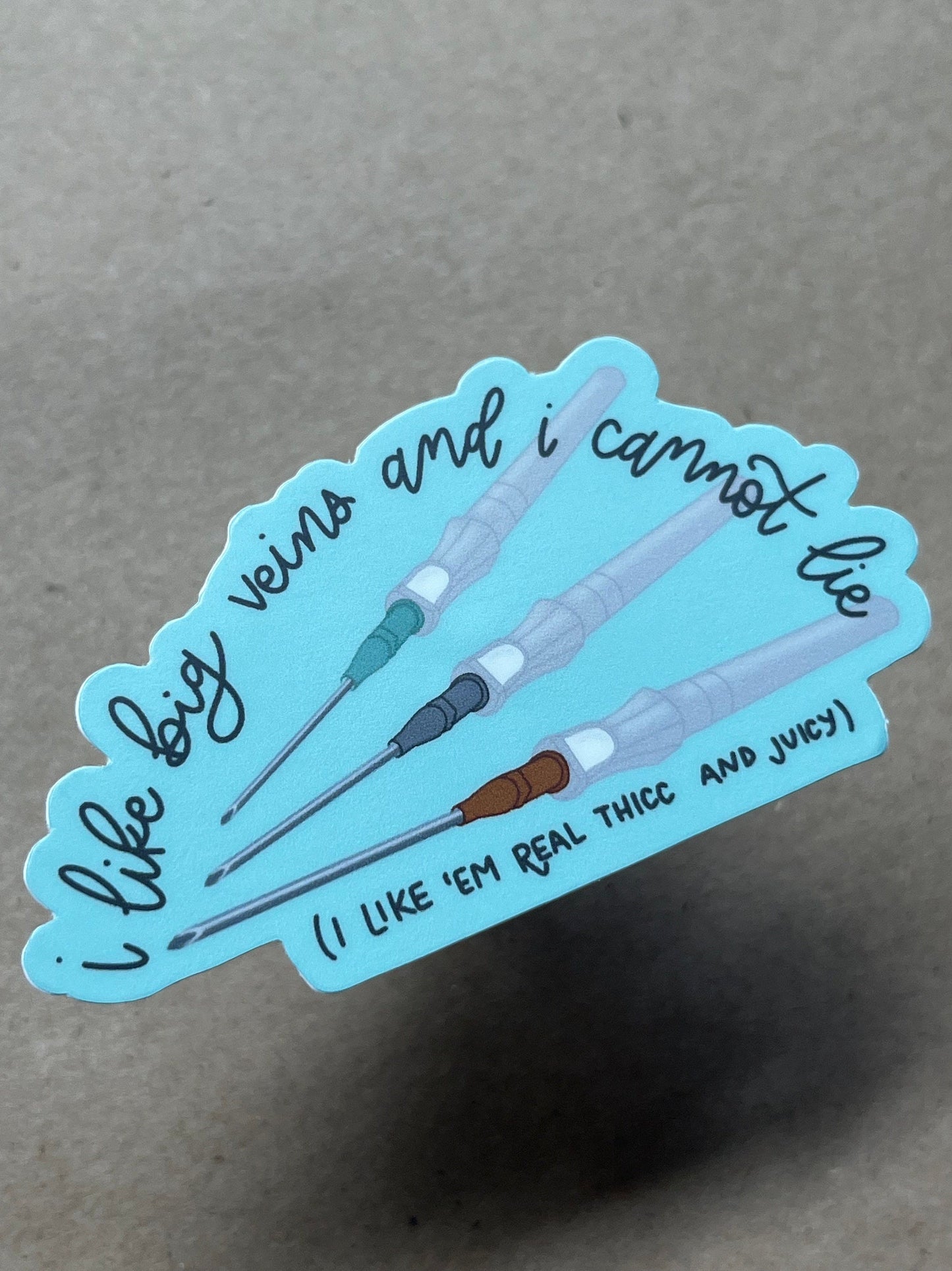 I like big Veins Sticker