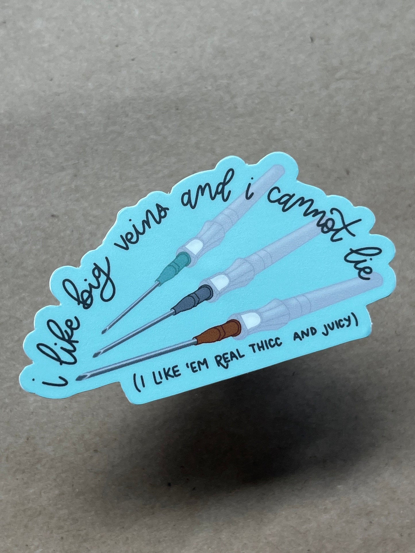 I like big Veins Sticker