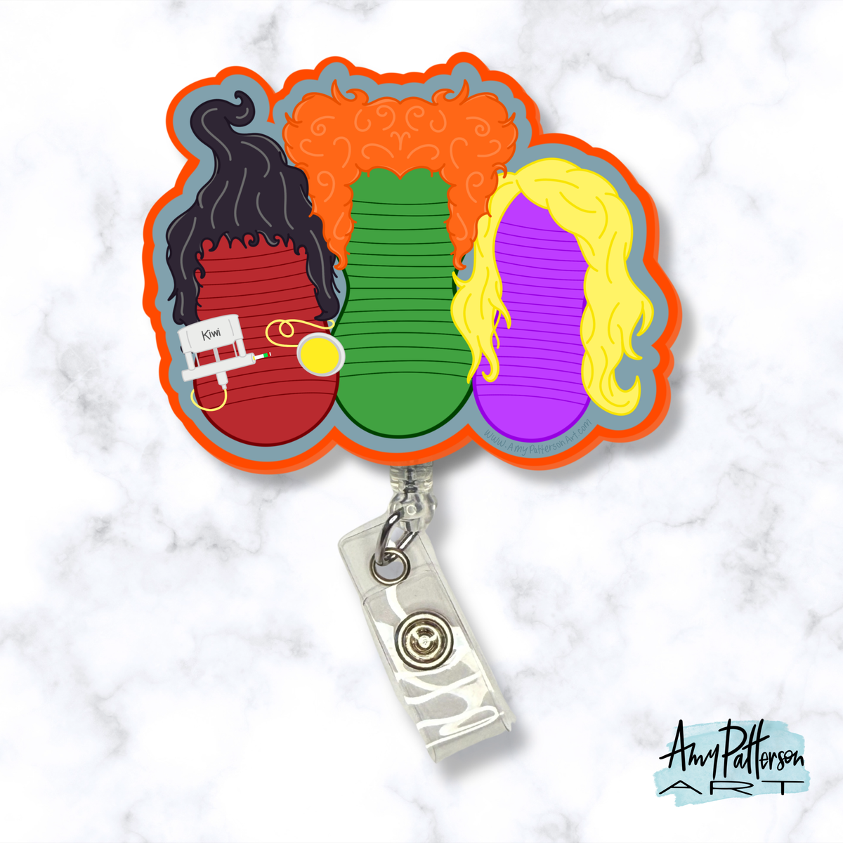 I Smell Children! Hocus Pocus Peanut Balls Badge Reel