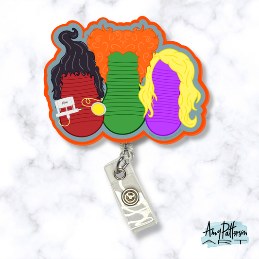 PREORDER  - Hocus Pocus Peanut Balls Badge Reel