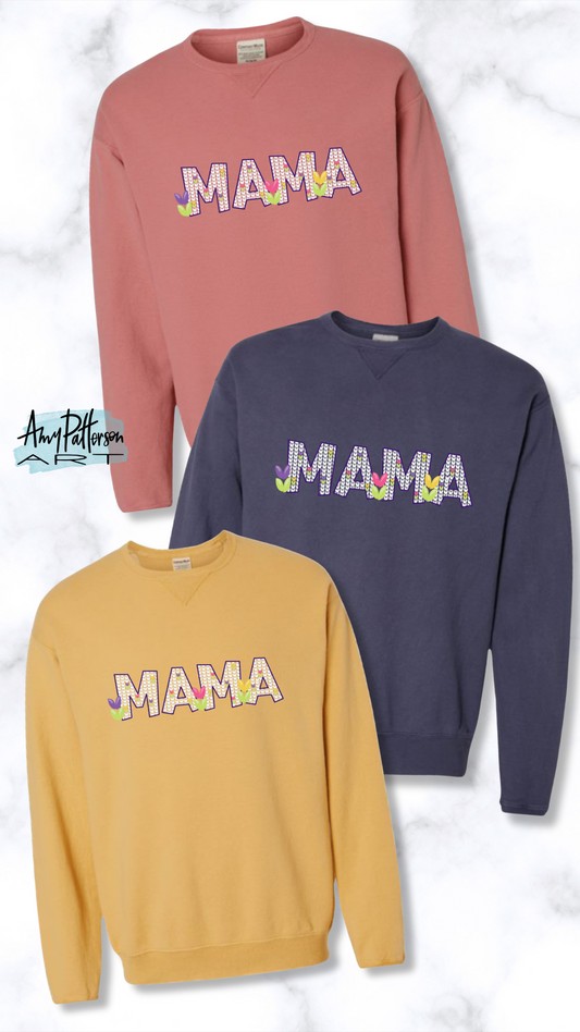 Knit Mama - Comfort Wash Tee or Sweatshirt - PRE-ORDER