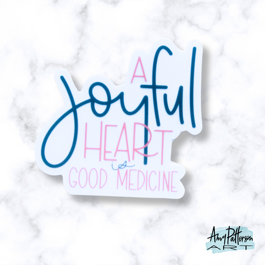 Joyful Heart Clear Sticker