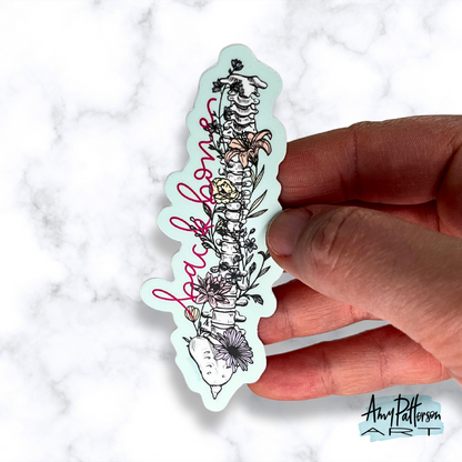 Backbone Spine Sticker