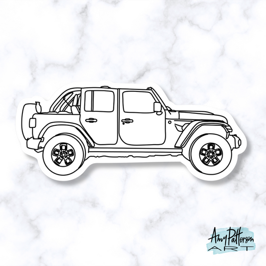 4x4 Sticker