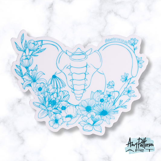 Floral Pelvis Sticker