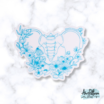 Floral Pelvis Sticker