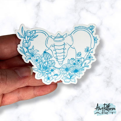 Floral Pelvis Sticker