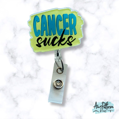 Cancer Sucks Badge Reel