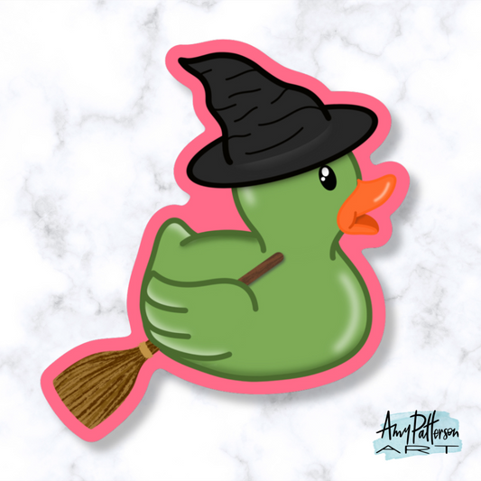 Wicked Witch Duck Sticker