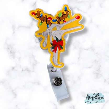 Speculum Reindeer Badge Reel