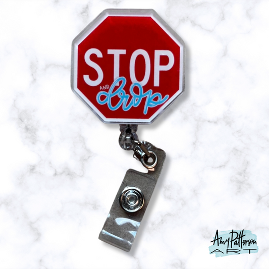 Stop & Drop Badge Reel
