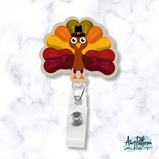 Peanut Ball Turkey Badge Reel