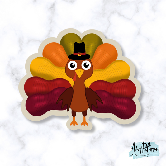 Peanut Ball Turkey Sticker