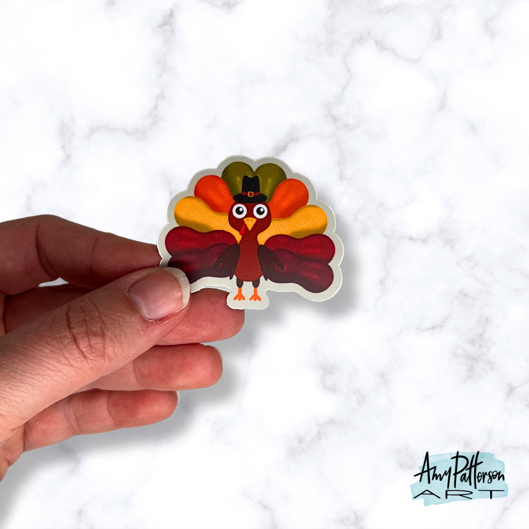 Peanut Ball Turkey Sticker