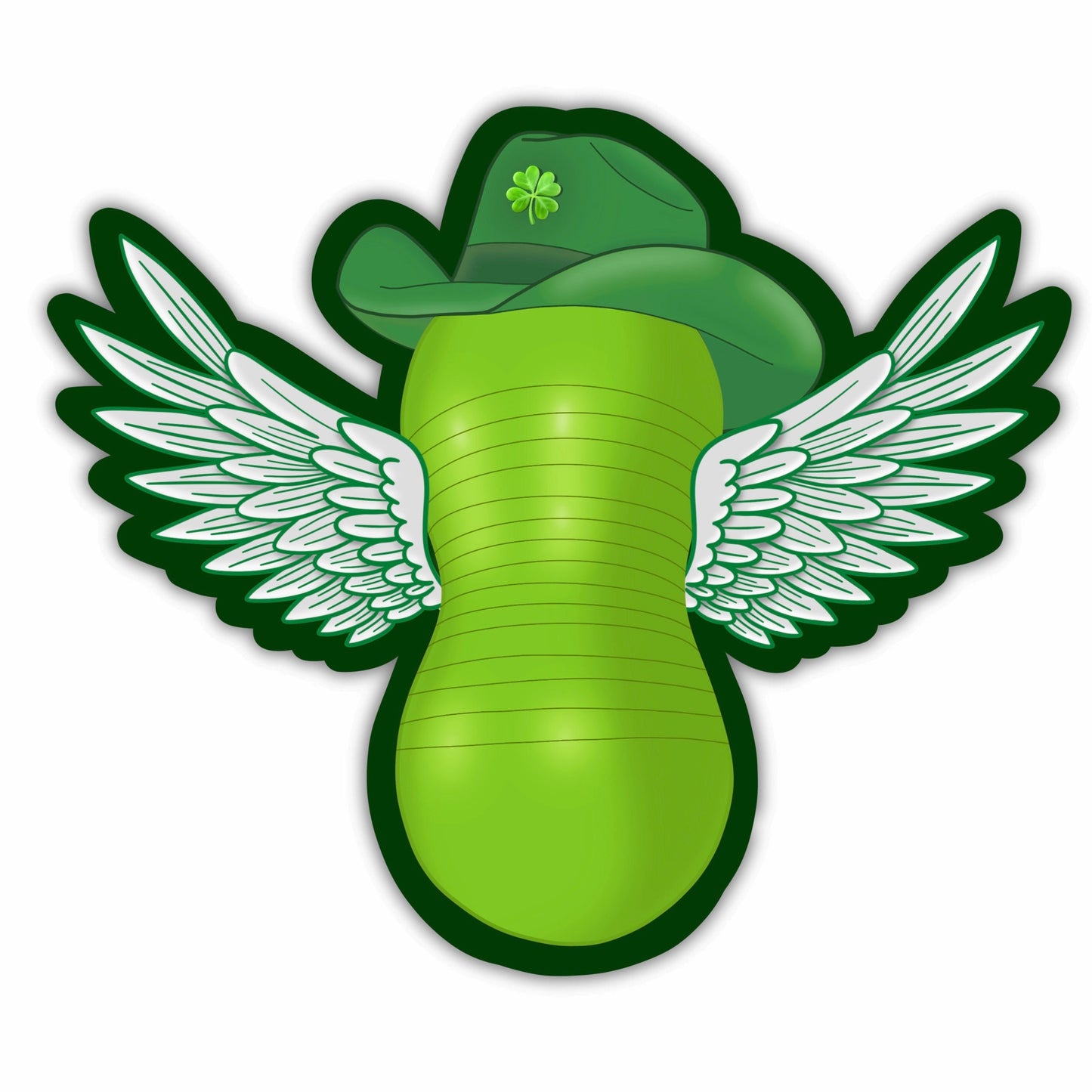 Flying Cowgirl Holiday Stickers