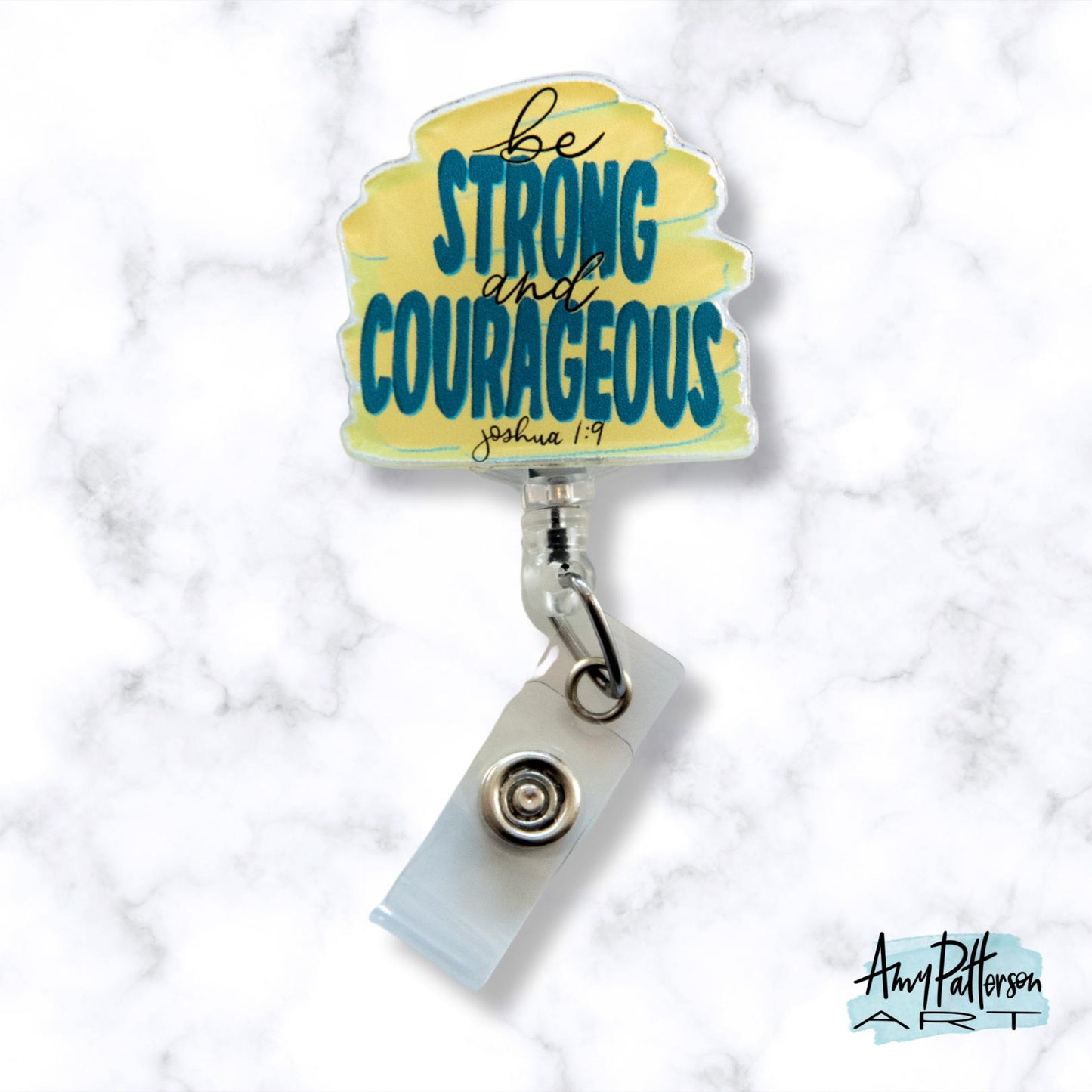 Strong & Courageous [Joshua 1:9] Badge Reel